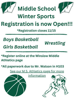 Winter Sports Registration is Now Open!!!